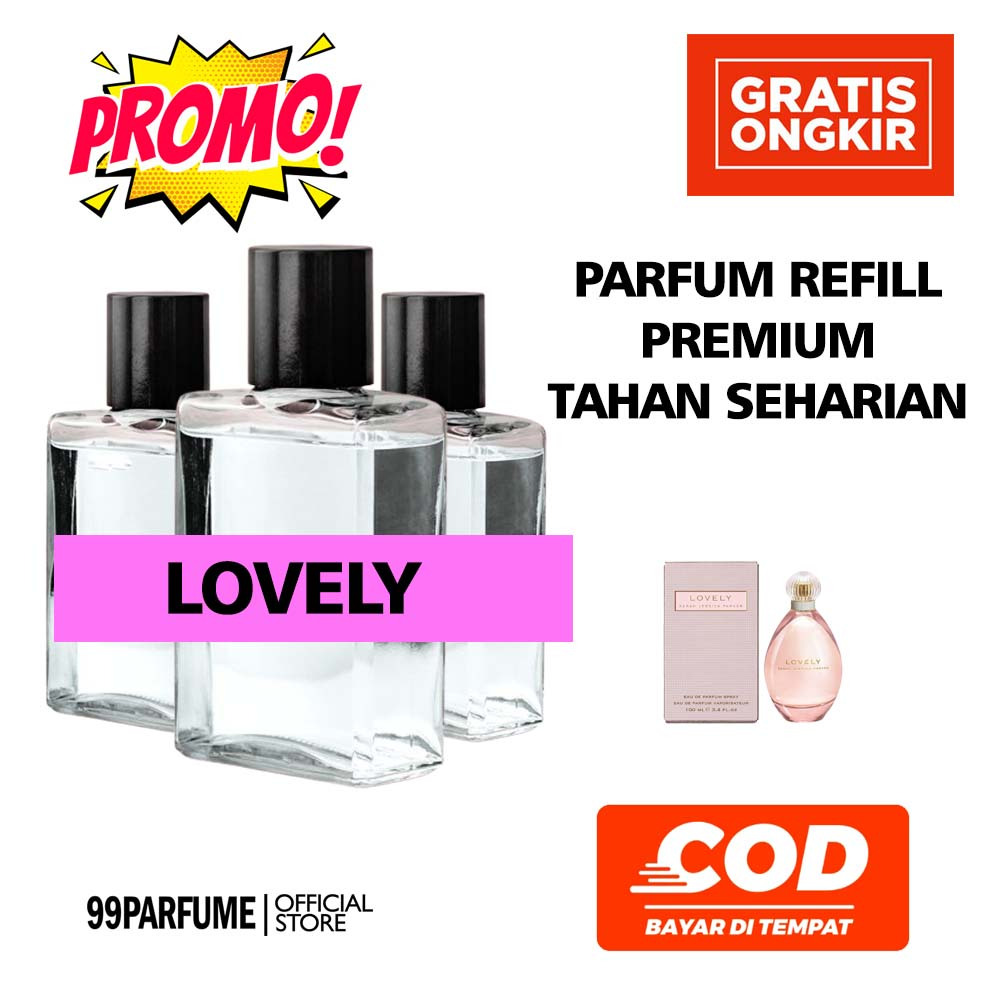 PARFUM LOVELY KUALITAS PREMIUM SUPER PREMIUM PLATINUM PARFUME ISI ULANG REFILL TERMURAH