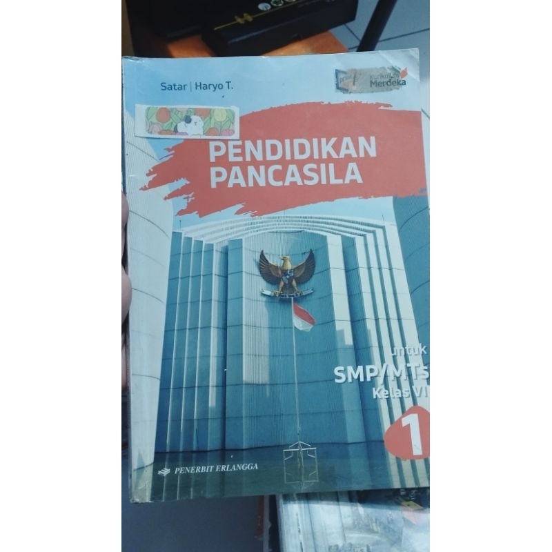 

Buku Pendidikan Pancasila kelas 7, Ppkn SMP 1, PKN kelas VII, erlangga, kurikulum merdeka