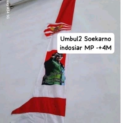 umbul umbul bendera soekarno