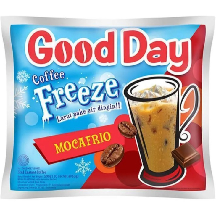 

Kopi GOOD DAY FREEZE MOCAFRIO ISI 5 SACHET X 30 GR