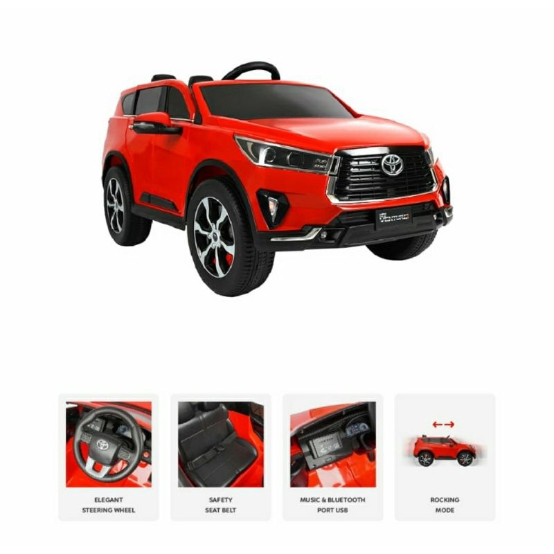 MAINAN MOBIL AKI ANAK TOYOTA INNOVA VENTURER PMB M7288 DUAL DINAMO