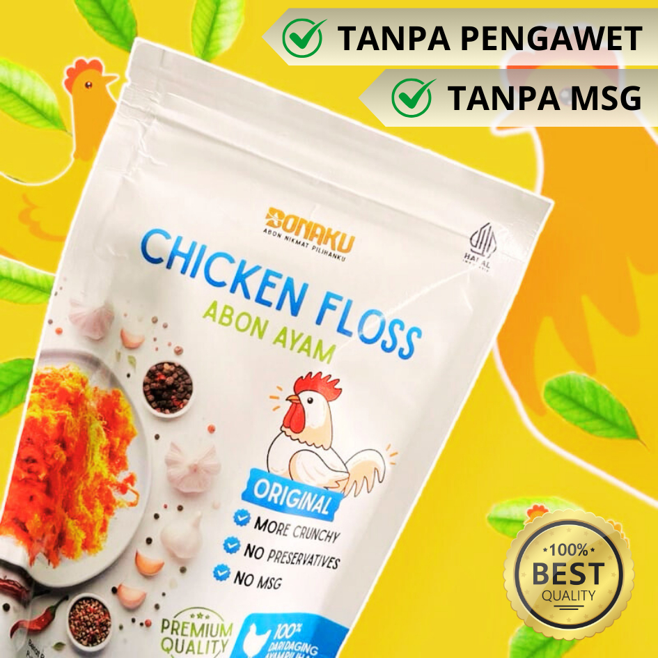 

ABON AYAM CRISPY PREMIUM BONAKU - 100% NO MSG NO PENGAWET