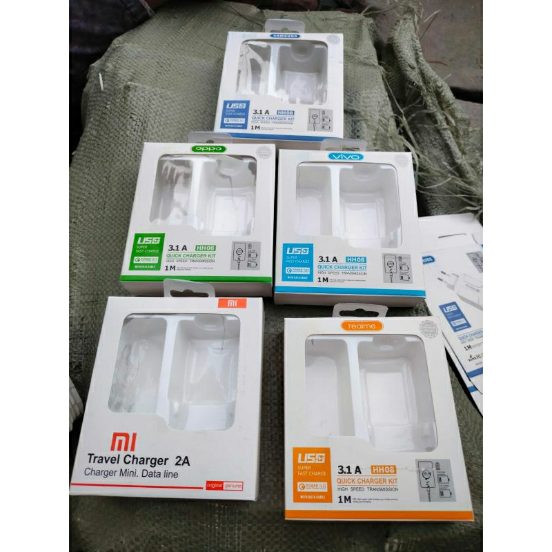 Packing Charger dus + mika brand