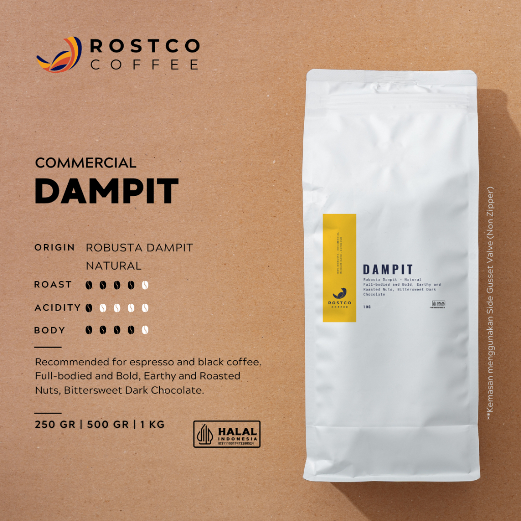 

Kopi Indonesia 100% Robusta Dampit Commercial