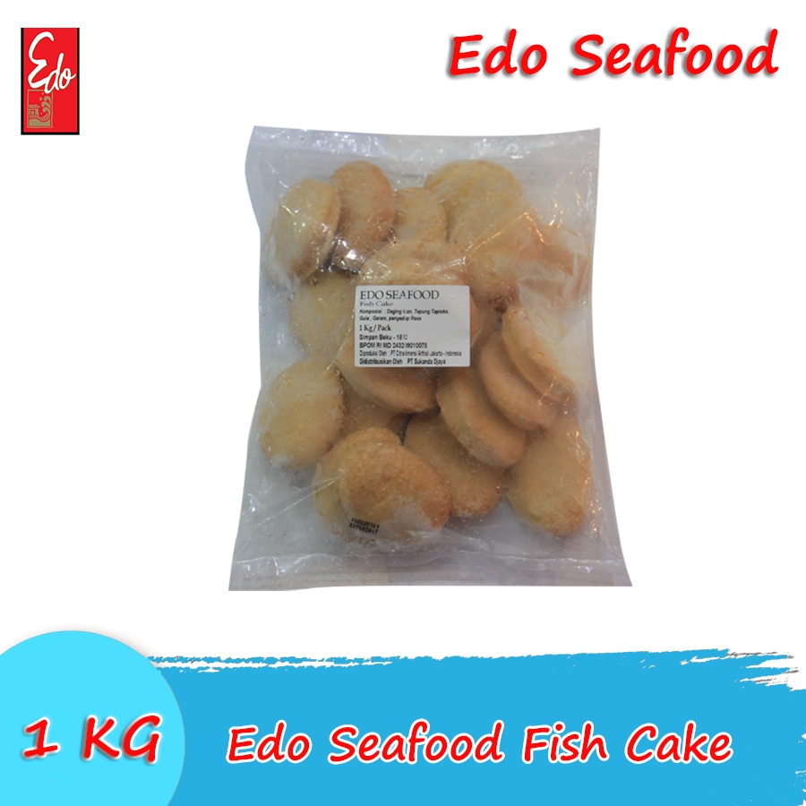 

Edo Seafood Fish Cake 1 Kg / Edo Nugget Ikan Kue