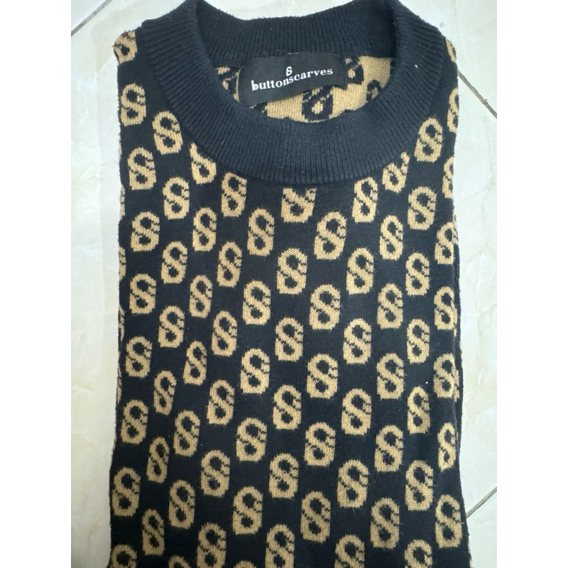 Everyday Monogram Sweater Buttonscarves