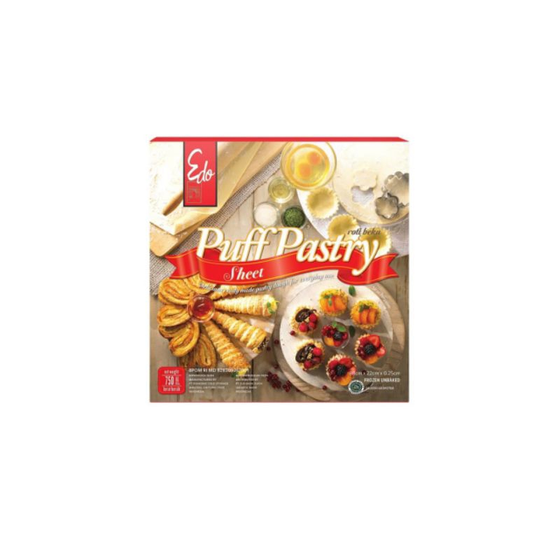 

Edo puff pastry shett 750 gr