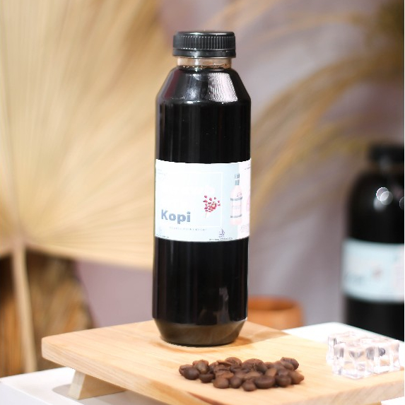 

kopi moktail geulis 500ml Espresso plus sirup shaker aroma wangi Abah Kujang sari