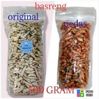 

Basreng Baso Goreng PEDAS / ORIGINAL DAUN JERUK / BALADO 500 GRAM