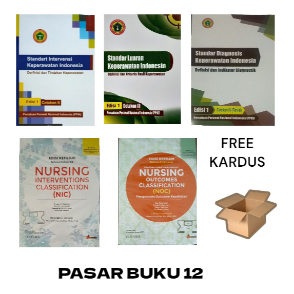 Buku PAKET 5  NIC NOC KEPERAWATAN (SDKI,SLKI,SIKI)
