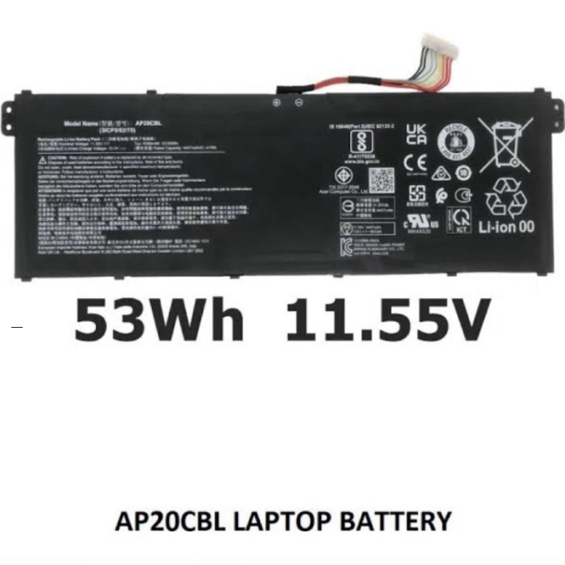 Baterai Acer Aspire 5 A515-45 7 A715-42G , Aspire 3 14 N23H1 AP20CBL