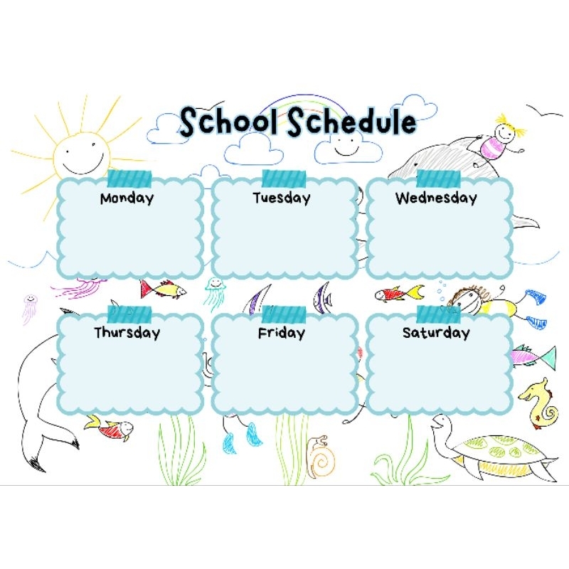Milala.id | Jadwal Pelajaran | Jadwal Pelajaran Lucu| School schedule | A3+