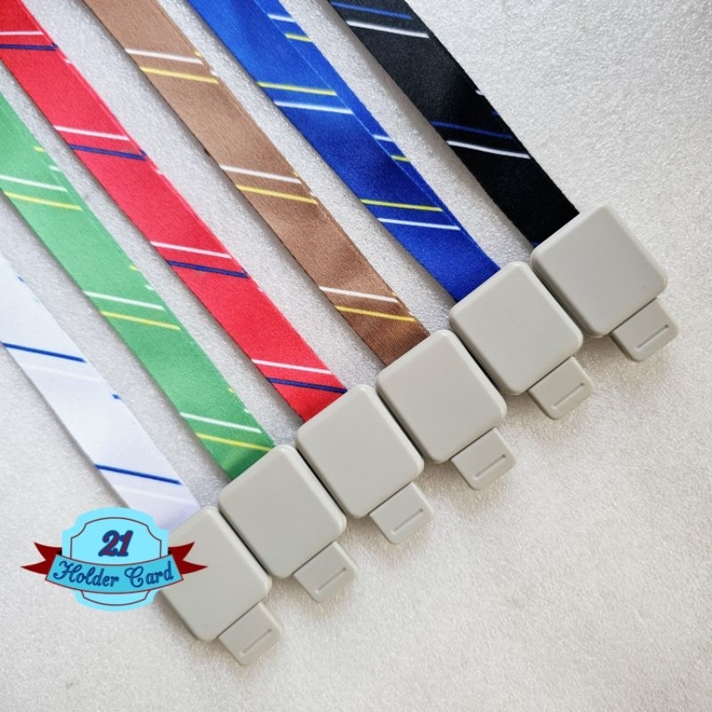 

Tali Lanyard Id Card Motif Salur Tarik Gantungan Tali Id Card