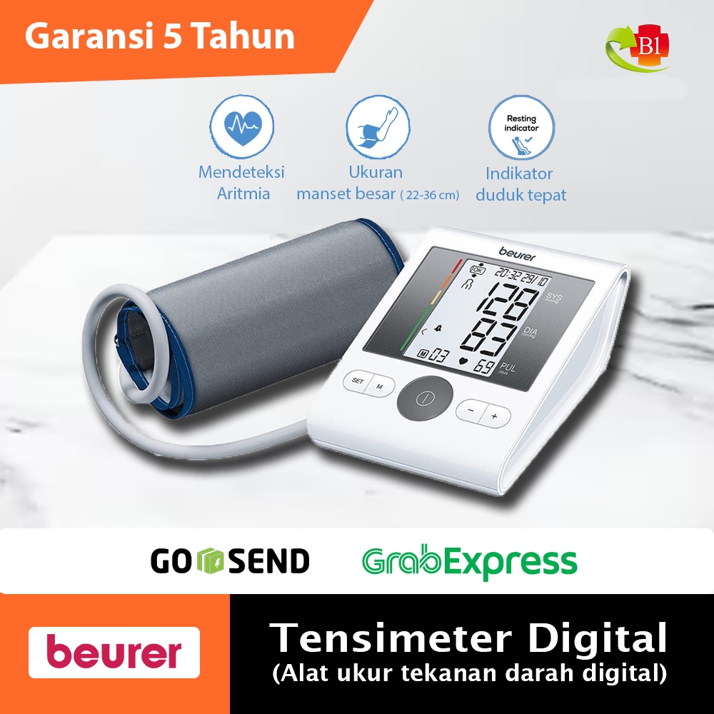 Tensimeter Digital / Pengukur Alat Ukur Tensi Darah portable Beurer BM 28