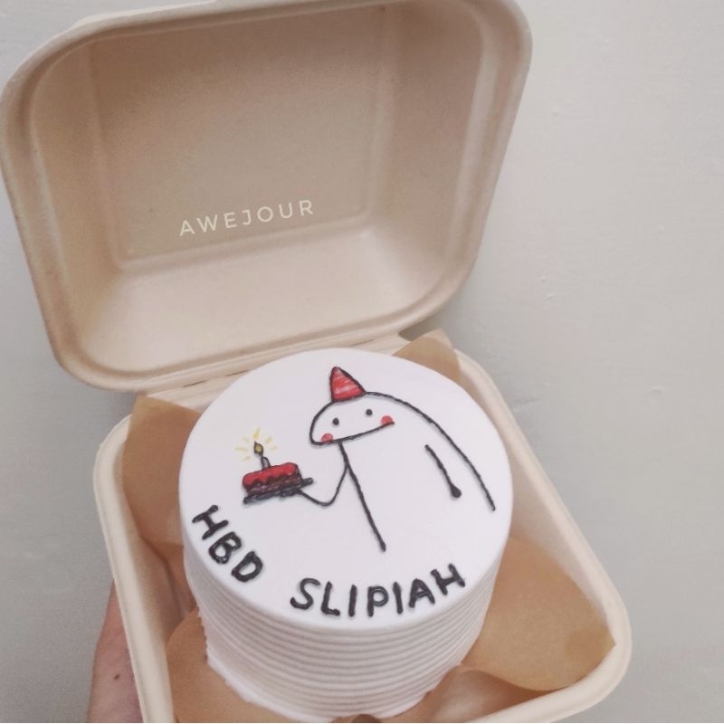 

Bento Cake Lunchbox Korean Custom Solo - awejour
