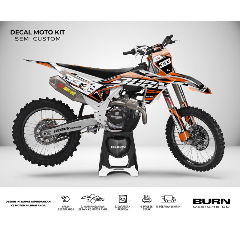 DECAL KTM 250-2017 / DECAL STIKER KTM-85 / STIKER KTM / DECAL KTM SIXDAY / STIKER KTM 250-2017