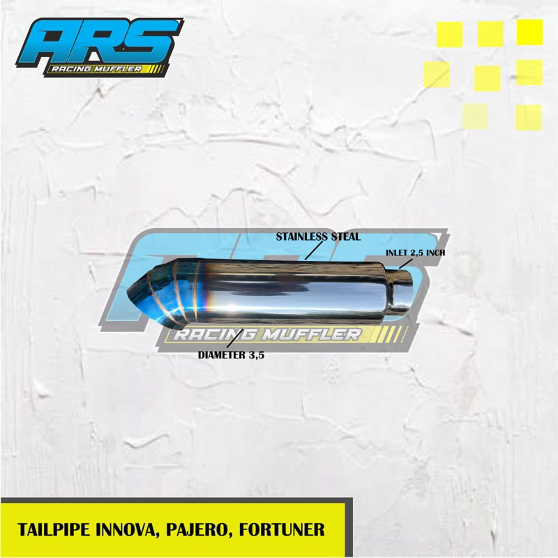 TAILPIPE UNTUK PAJERO/INOVA/FORTUNER