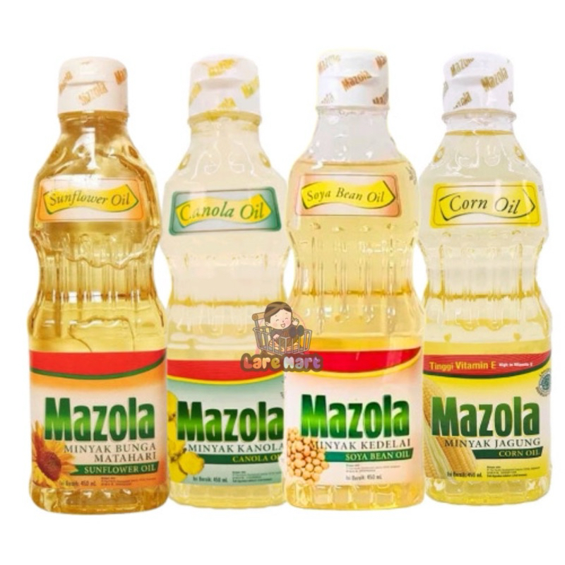 

Mazola Canola Oil | Corn Oil | Sunflower Oil Minyak Mpasi Sehat 450ml