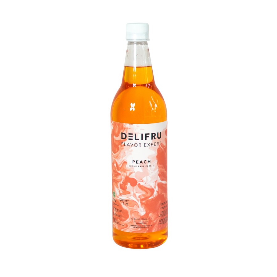

Delifru Syrup Peach - Sirup Persik 1 Liter