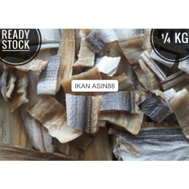 

Ikan Asin SENANGIN / KURO KECIL REBUS 250 gr asli bagan