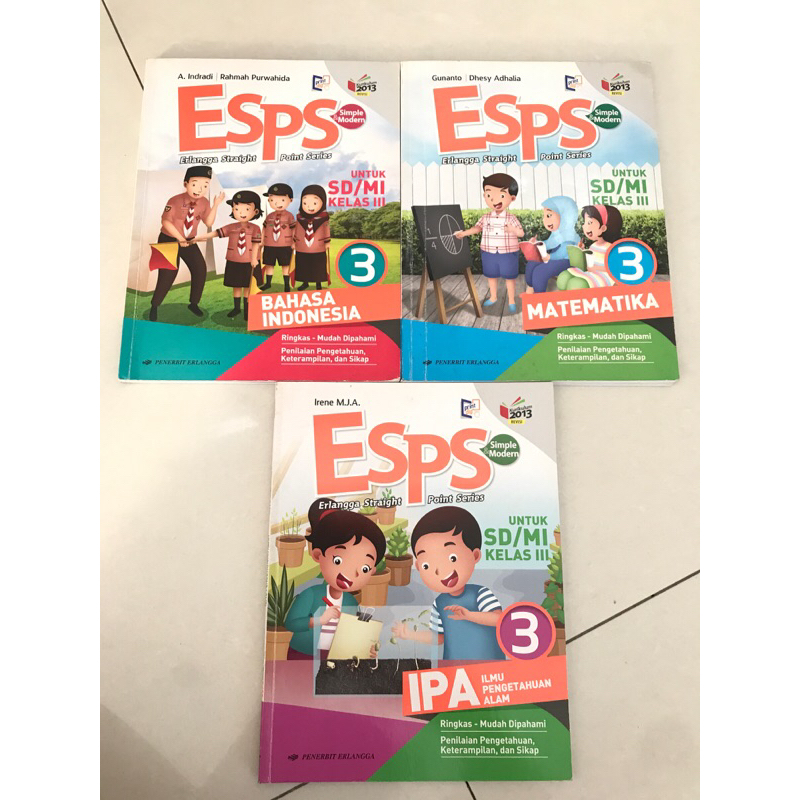 esps 3 bahasa indonesia, matematika, ipa