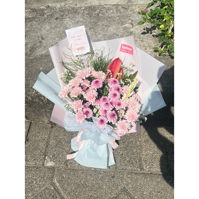 Buket Bunga Fresh / Buket Bunga Mawar / Bouquet Tunangan / Buket Wisuda