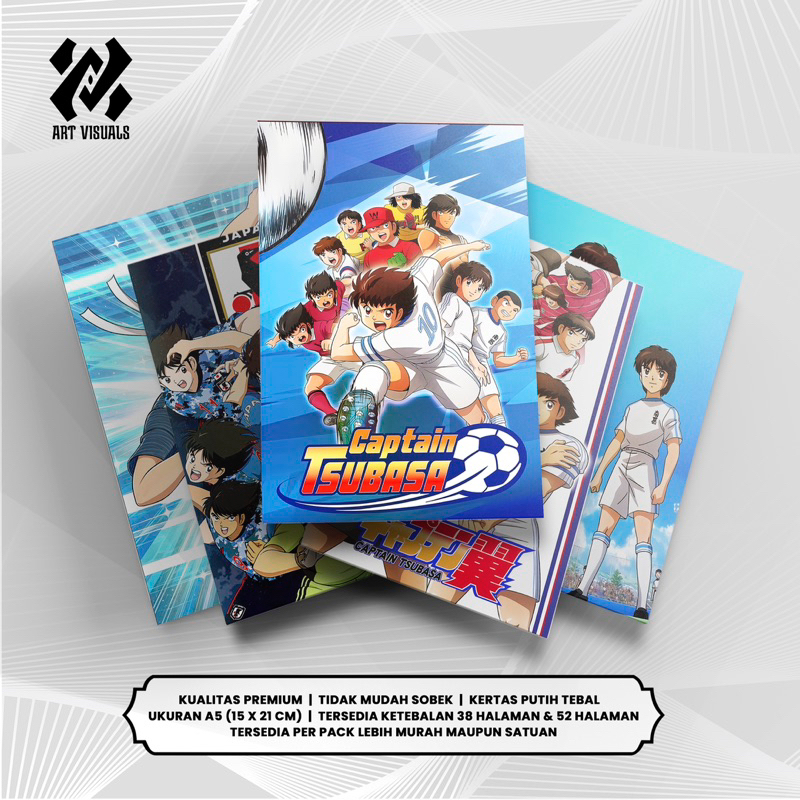 

Buku Tulis Custom Tema ANIME CAPTAIN TSUBASATerlengkap Termurah Model Bebas Pilih Foto / Buku Tulis Sekolah / Buku Catatan