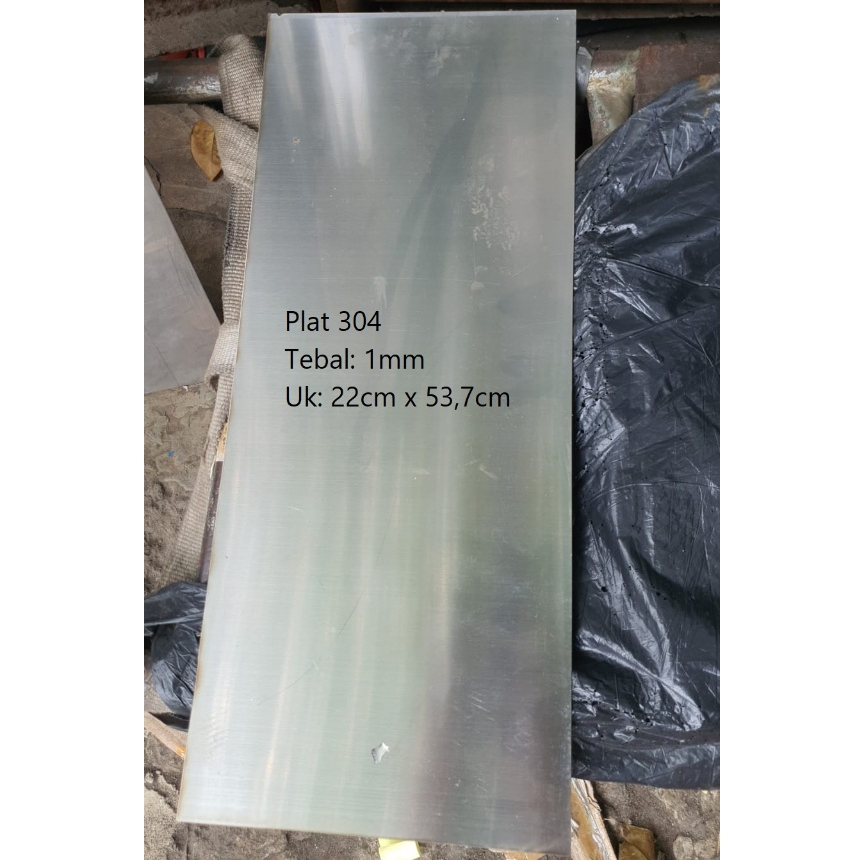 Plat stainless 304 tebal: 1mm | Kotak persegi | plate stainless steel plat anti karat 0.1cm | 0,1cm