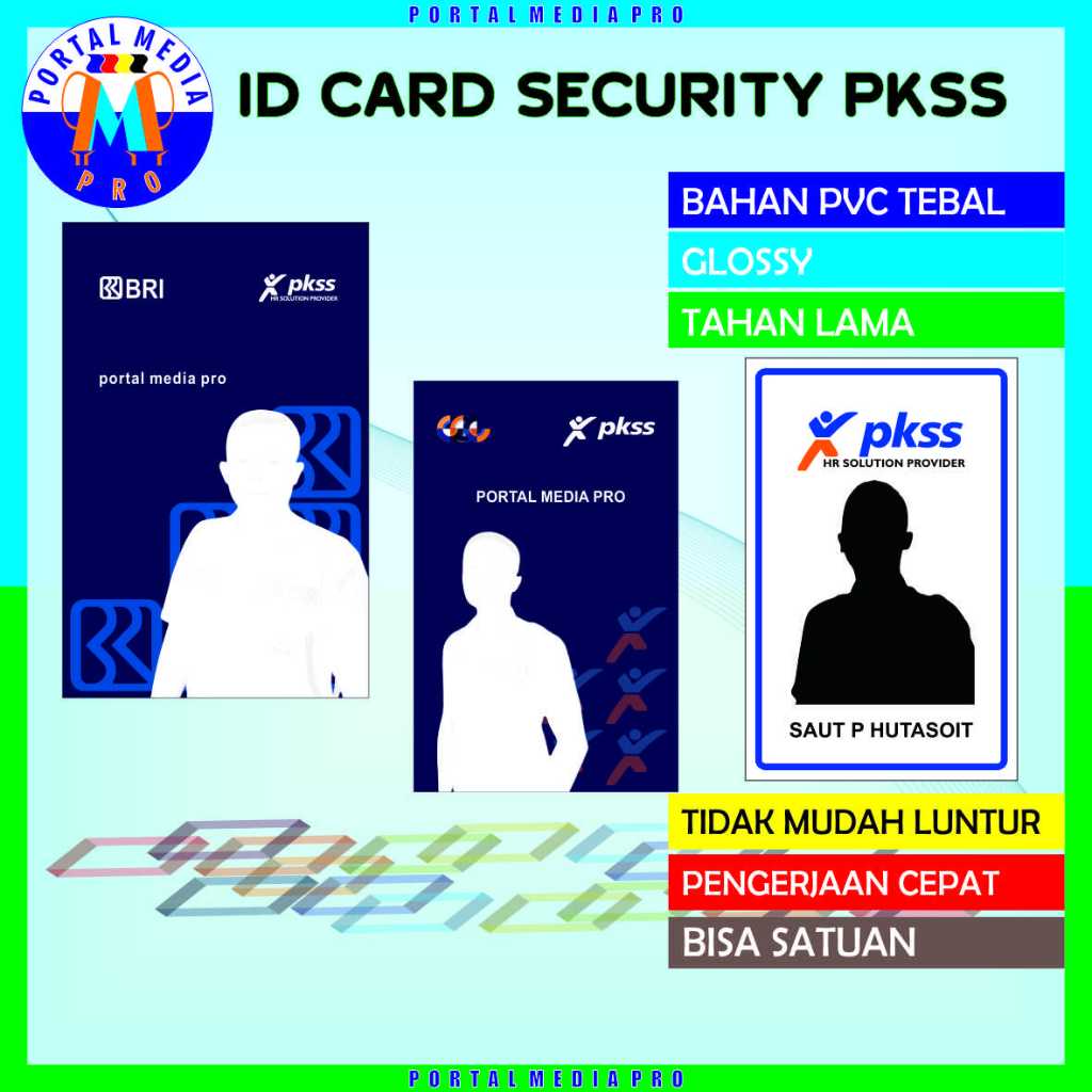 

Cetak ID Card Security PKSS