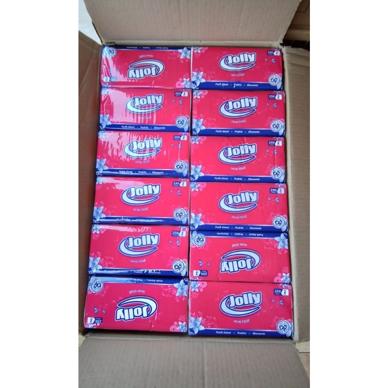 tisu Jolly 1 dus 250 s isi 48