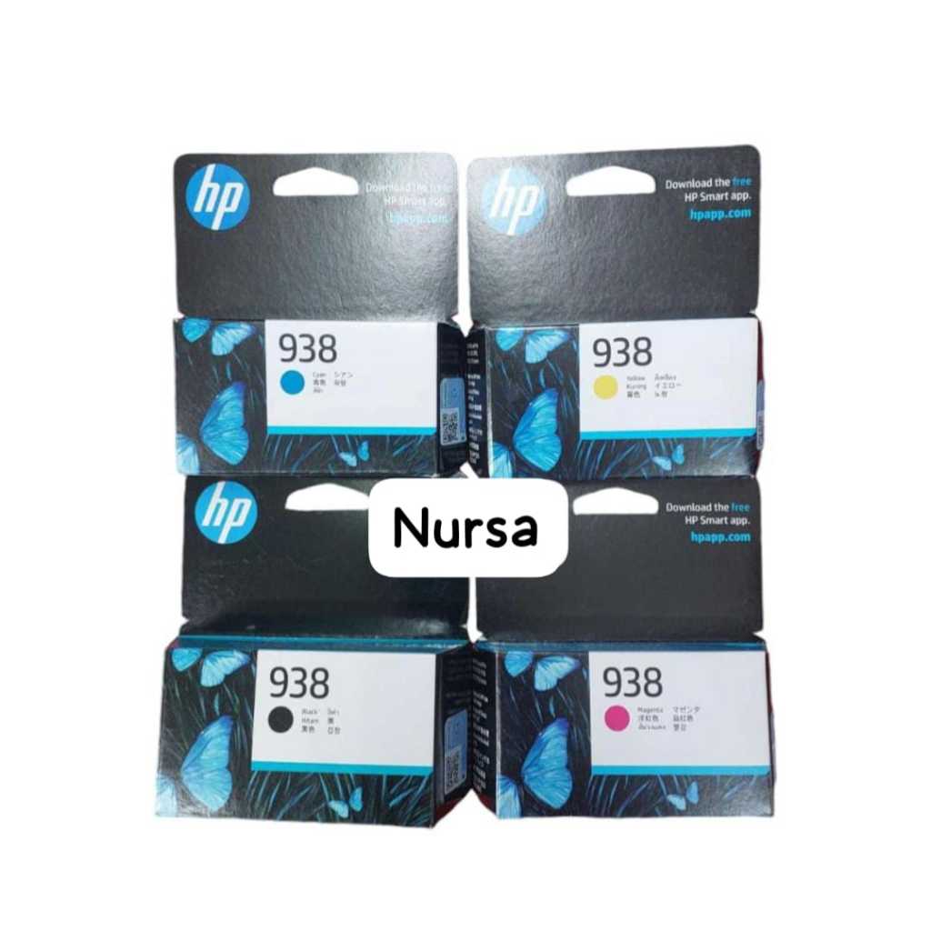 Tinta cartridge 938 (B, C, Y, M) 1set Original for OfficeJet Pro 9110 | 9120 | 9130 | 9720 | 9730