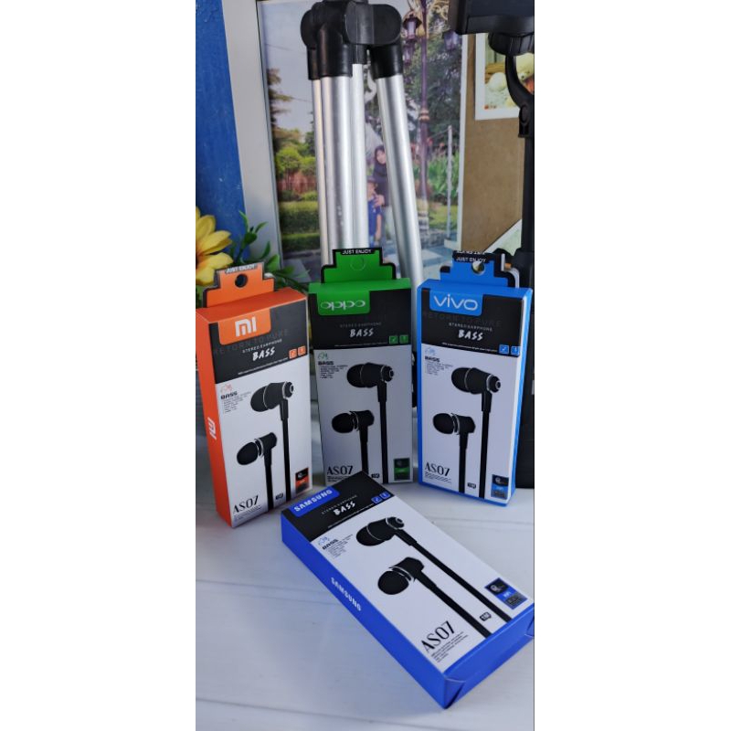HF / Headset brand AS 07 . Murah tapi bukan Murahan