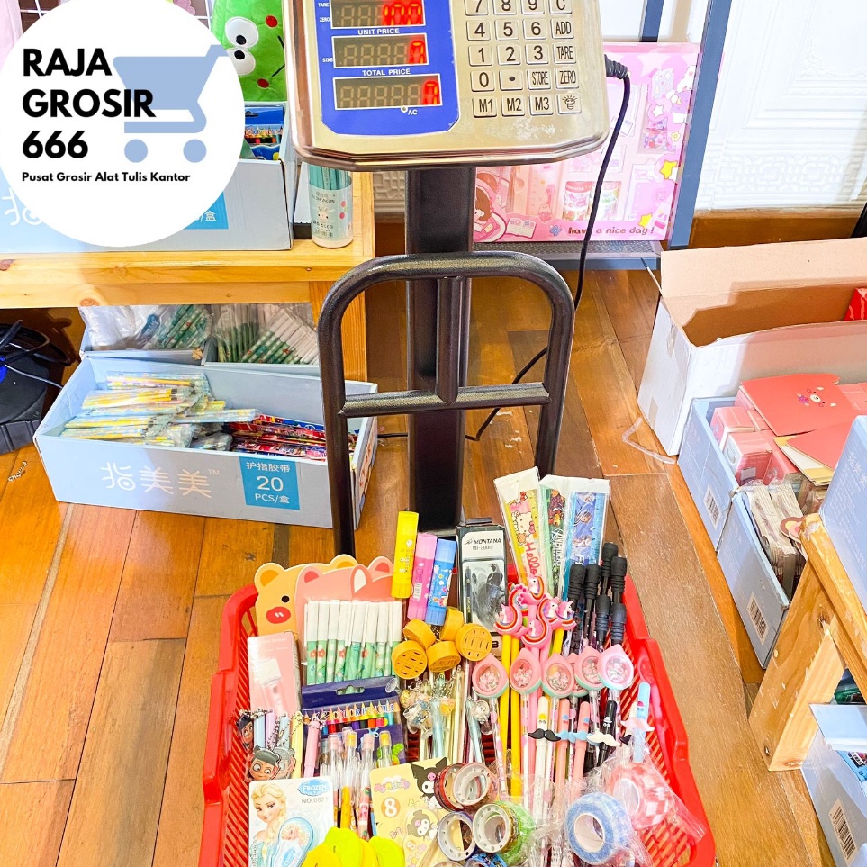 

Rajagrosir PAKET ALAT TULIS 1 GRAM atau 1 KG Stationery KODE V8L5