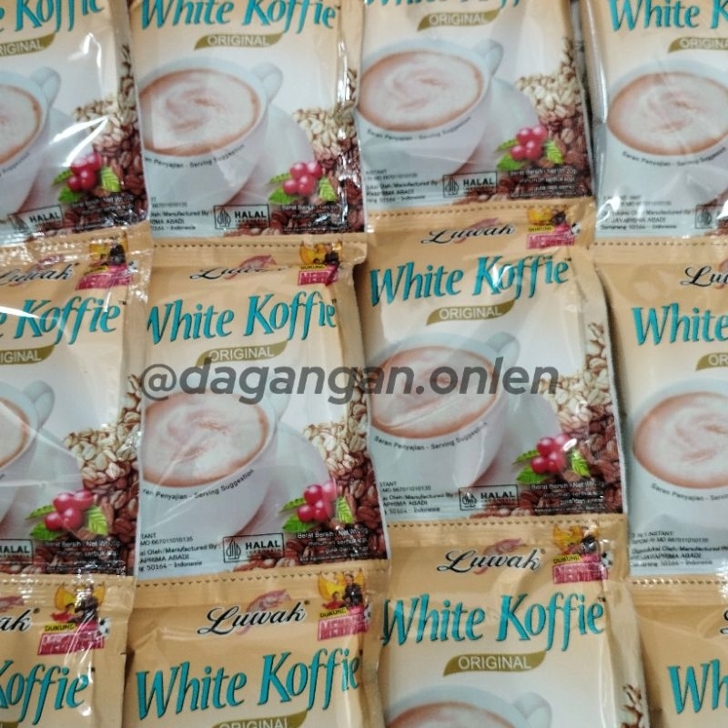 

Kopi Luwak White Coffe Sachet Luwak White Koffie Original