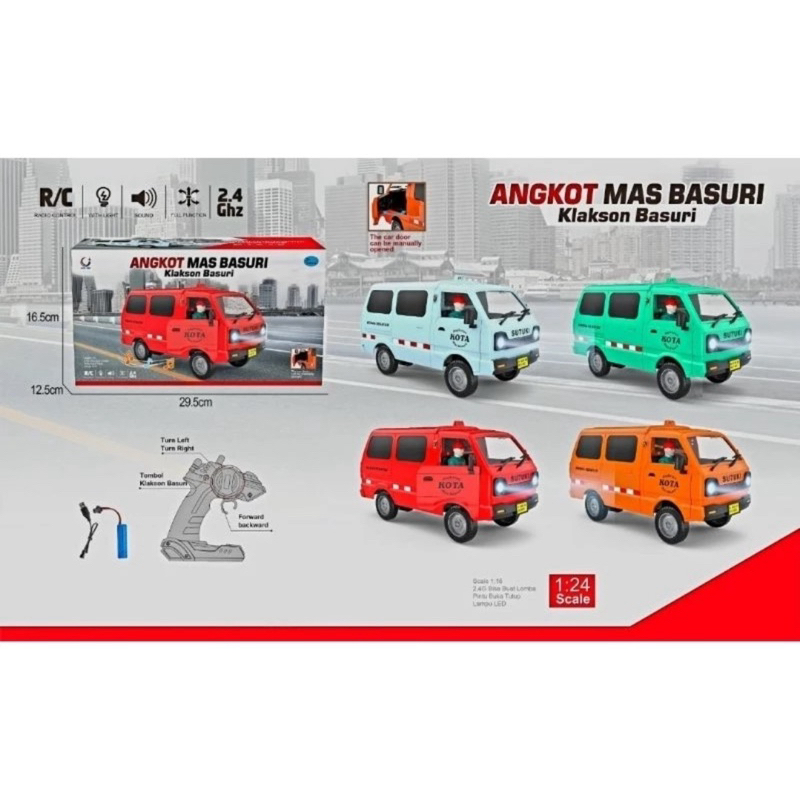 MAINAN MOBIL RC SUZUKI ANGKOT ANGKOTAN KOTA BUS TELOLET/MAINAN MOBIL REMOTE RC CAR SUZUKI ANGKOT