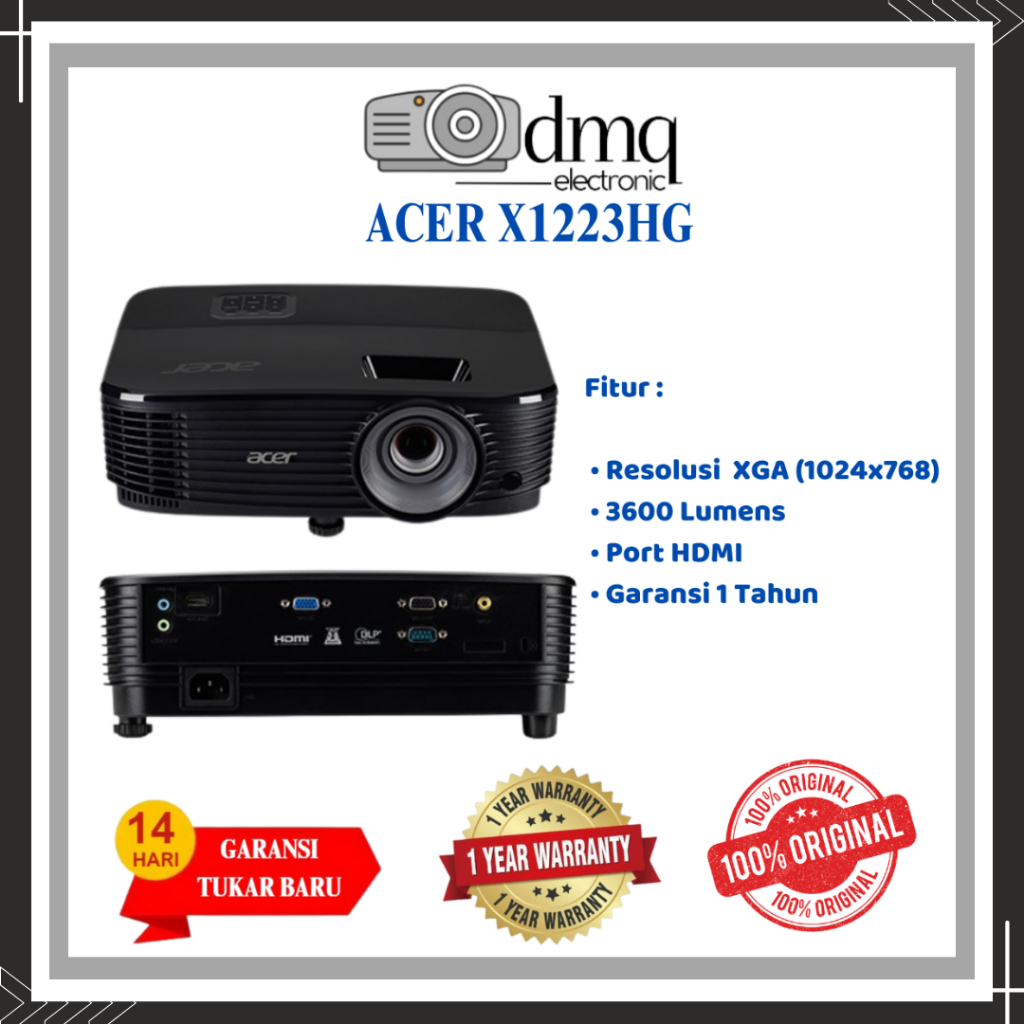 proyektor Acer x1223hg / Acer proyektor 3600 lumen XGA