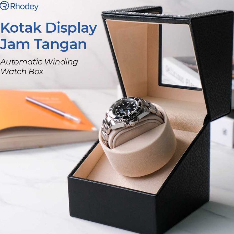 KODE L5T COD Original Rhodey Kotak Display Jam Tangan Automatic Winding Watch Box  W125B