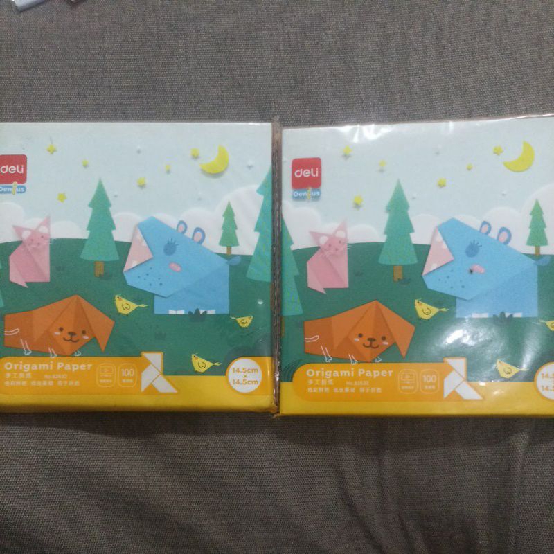 

kertas origami deli 14.5 cm x 14.5cm 100 lembar