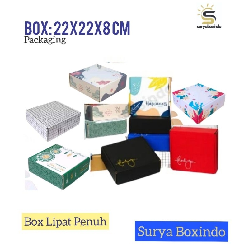 

Box 22x22x8cm/Kardus/hampers/karton/Kardus/Baju