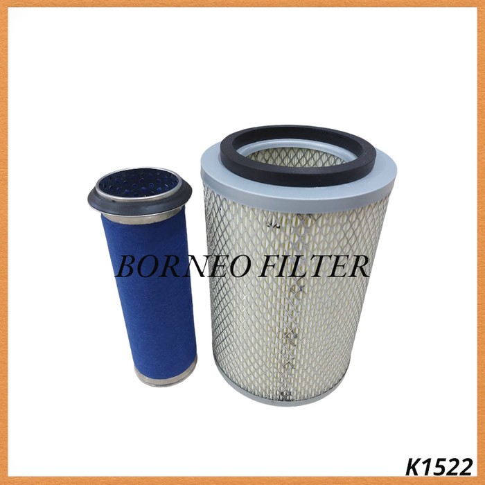 K1522 CH Outer + Inner Air Filter Udara Set KW1524 K14900D AF4327 AF1522 A-CU01524 ( K1522 + KA1038 
