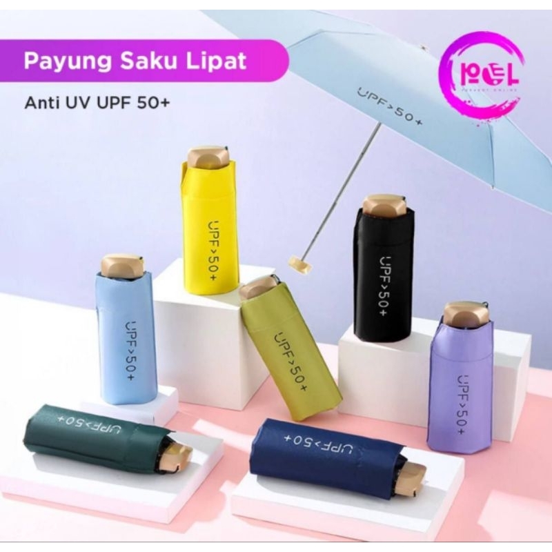 PAYUNG ANTI UV 50+ PAYUNG SAKU LIPAT