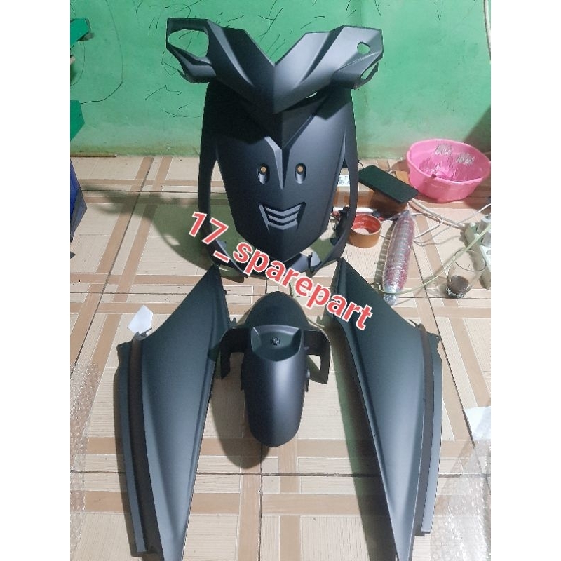 body beat karbu tahun 2008/12 full halus ABS warna abu doff berkualitas