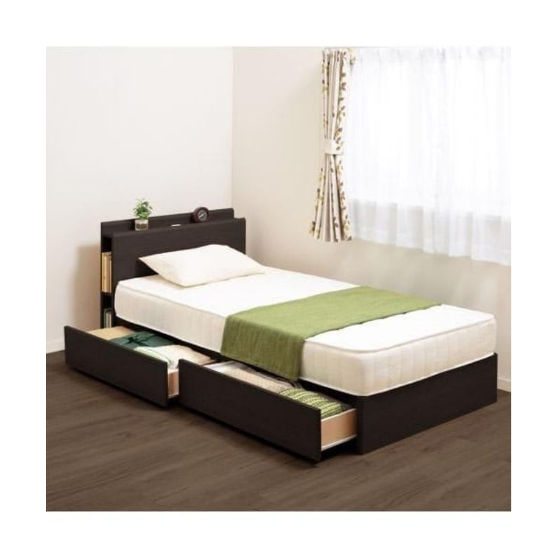 Dipan tempat tidur bed uk 100x200 minimalis