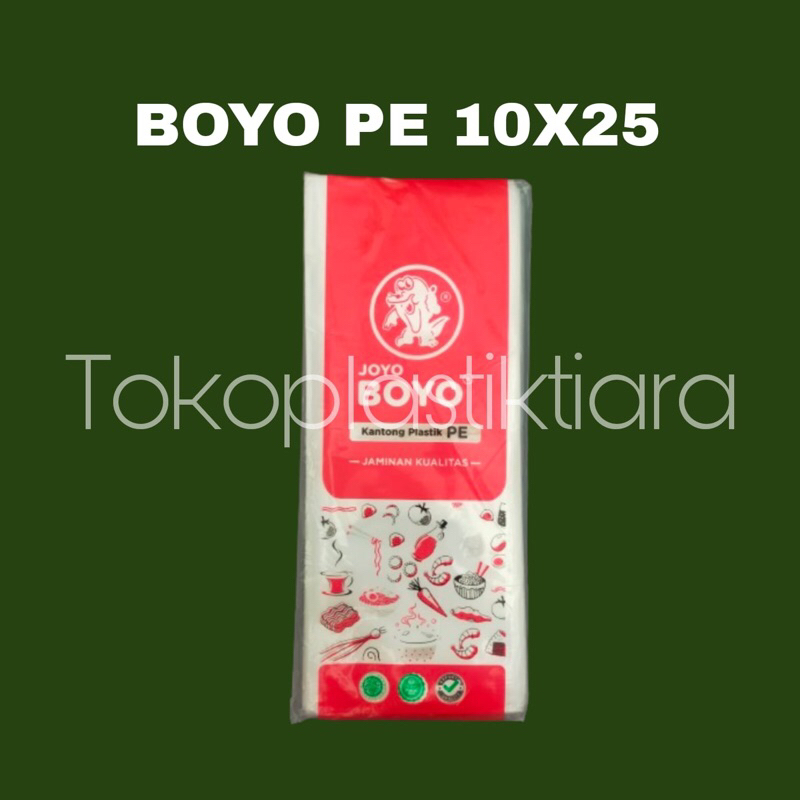 Plastik Es 10x25 Boyo PE / Plastik PE Boyo 1/2kg