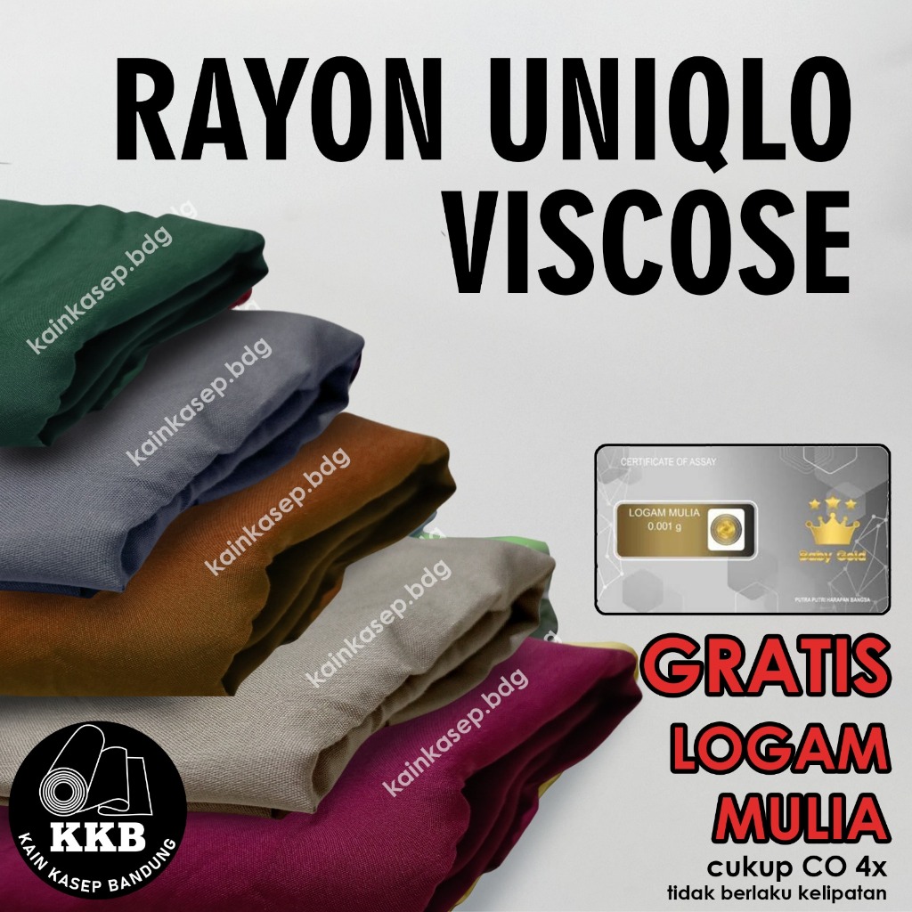 KAIN RAYON UNIQLO VISCOSE