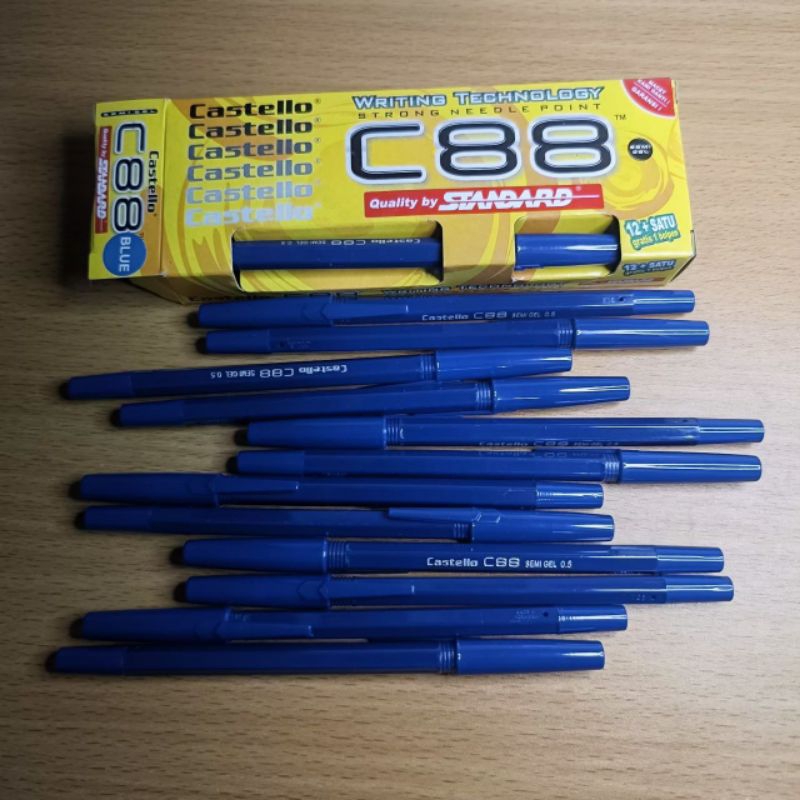 

Pulpen By Standard Castello C88 (Blue/Biru)
