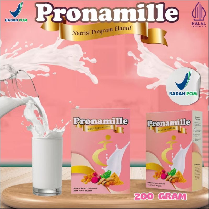 

Susu Pronamille 200 gr | Susu Promil Program Hamil