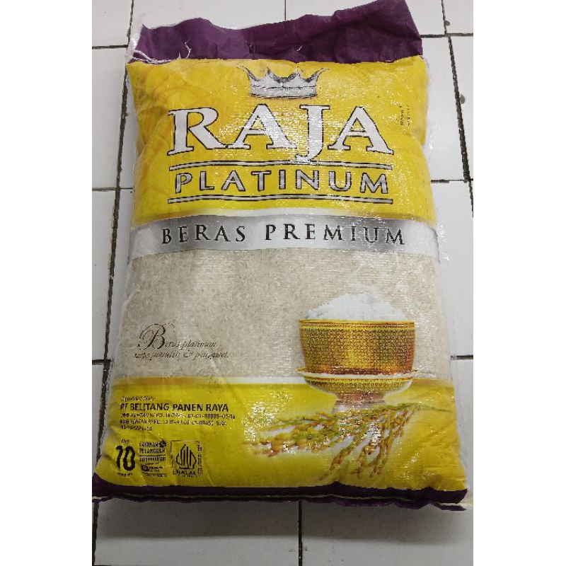 

Beras Premium RAJA PLATINUM 10 kg - HM, LM