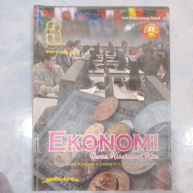 Ekonomi 3 Kelas 9 XI penerbit Yudhistira Kurikulum 2006