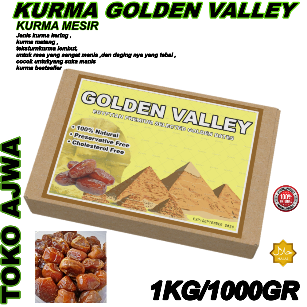 

Kurma Mesir madu /golden vally 1kg [kemasan dus]